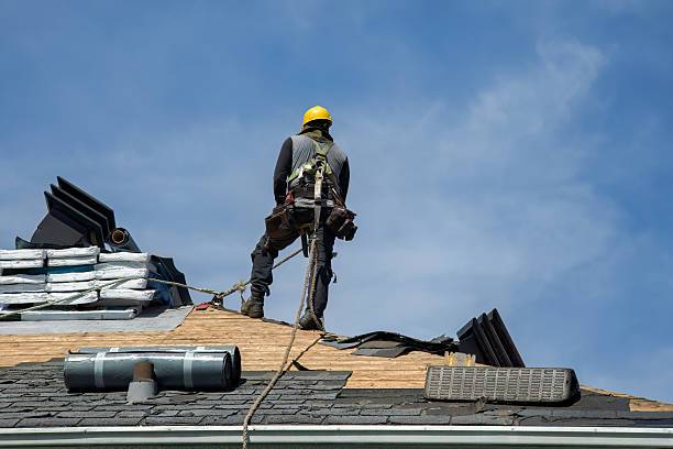 Professional Flat Roof Repair technician working in Baltic, SD